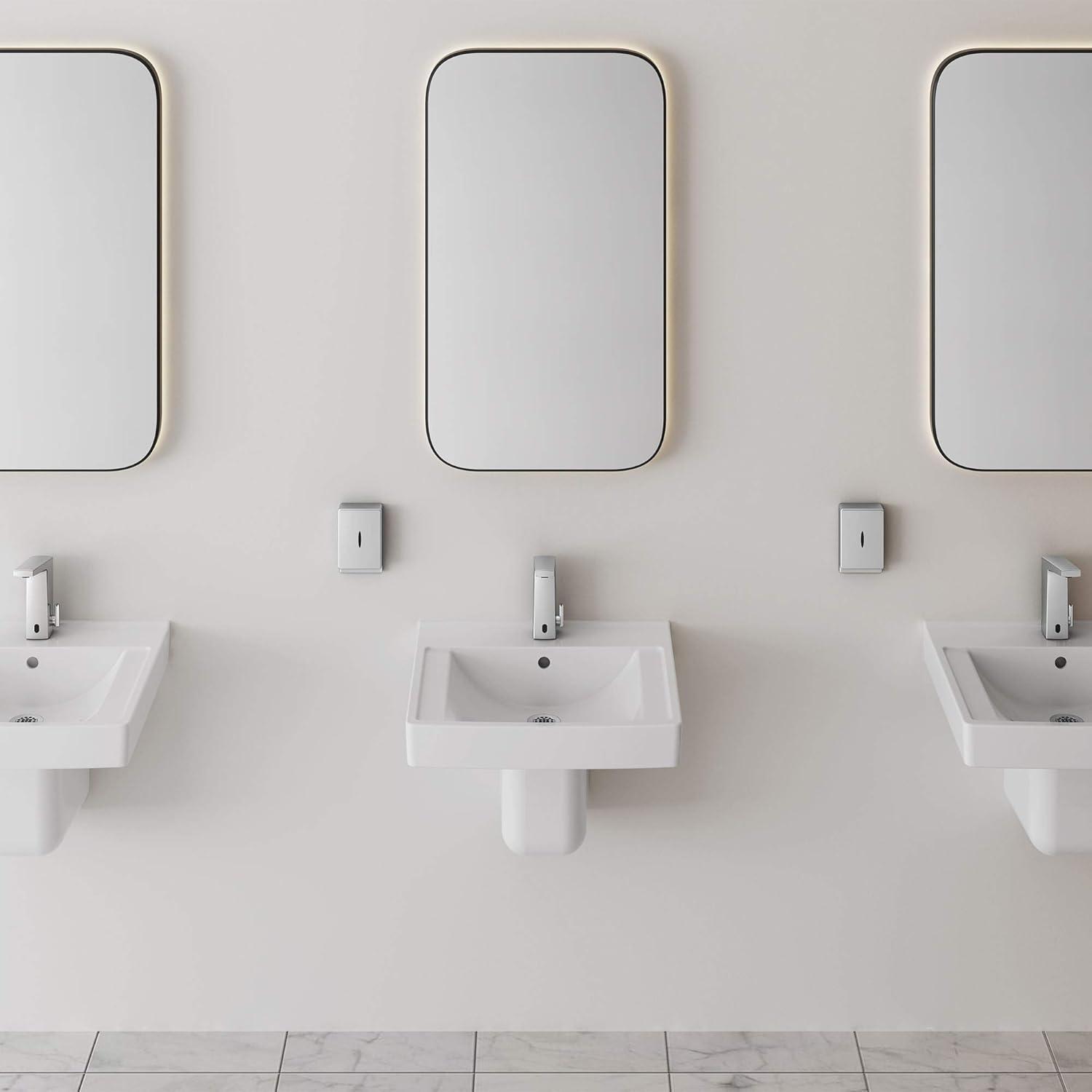 American Standard Decorum 20.25'' White Vitreous China Rectangular Bathroom Sink with Overflow
