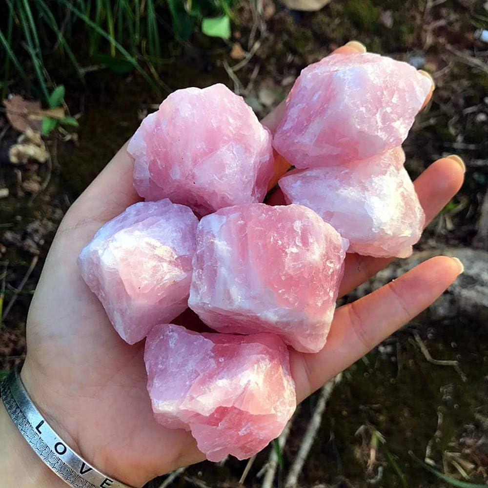 1 lb Natural Raw Rose Quartz Rough Stones Set