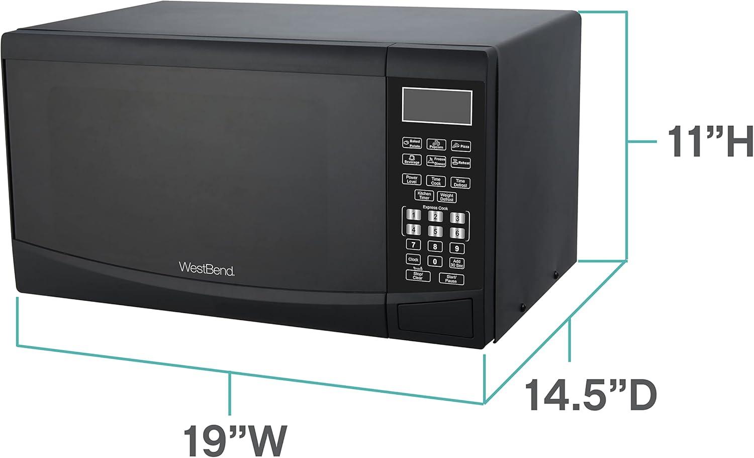 West Bend WBMW92B West Bend 0.9 cu. ft. Microwave Oven