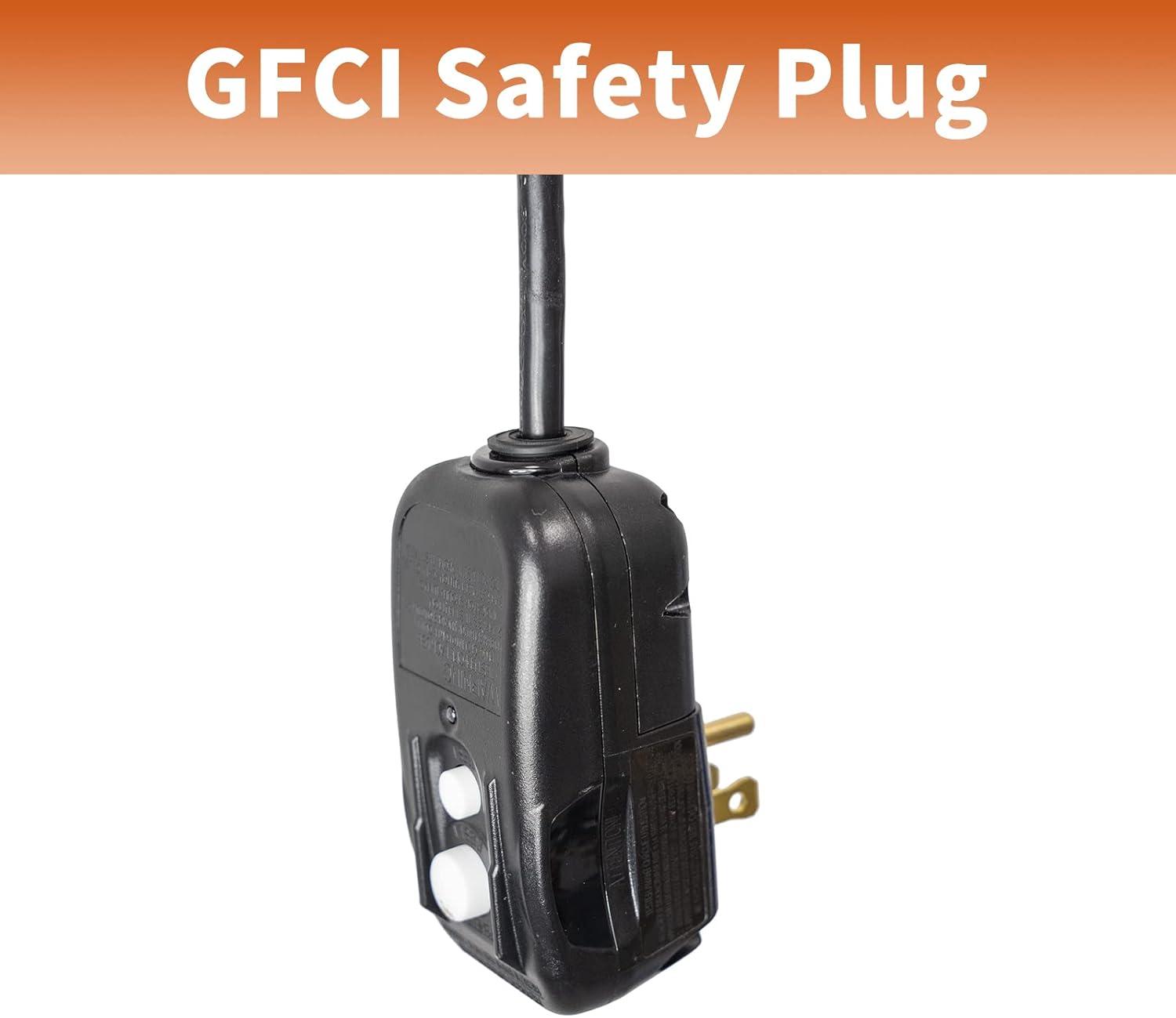 1.78 in. 4-Speeds Personal Fan in White, 10000mAh Portable Neck Fan, Rechargeable, 360° All Around Cooling