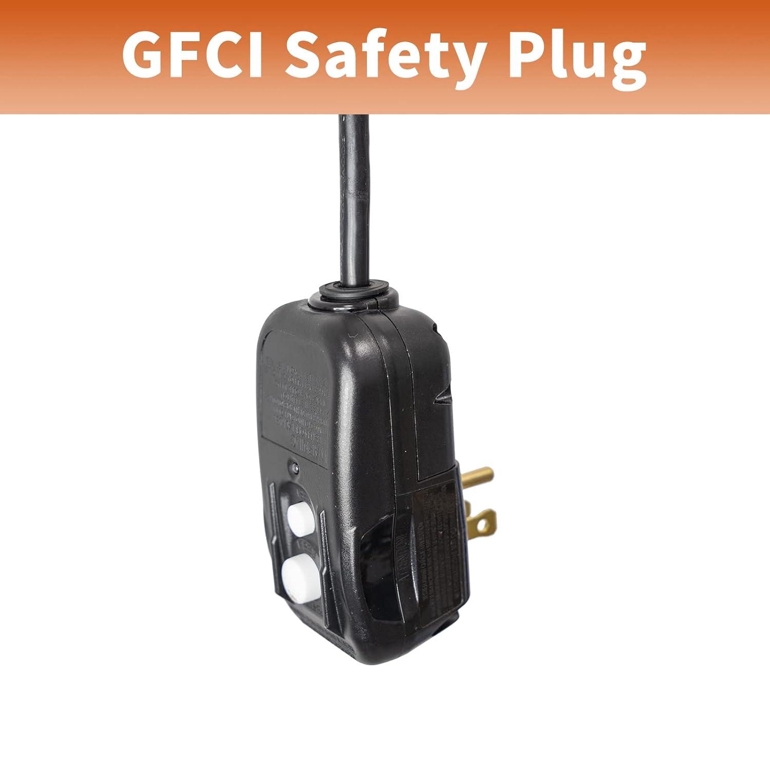 1.78 in. 4-Speeds Personal Fan in White, 10000mAh Portable Neck Fan, Rechargeable, 360° All Around Cooling