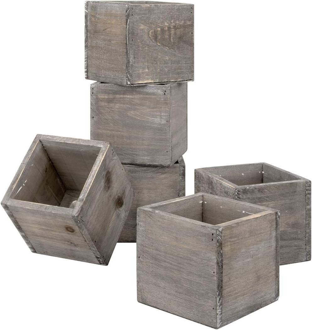 Union Rustic Gritton Wood Table Vase (Set of 6)