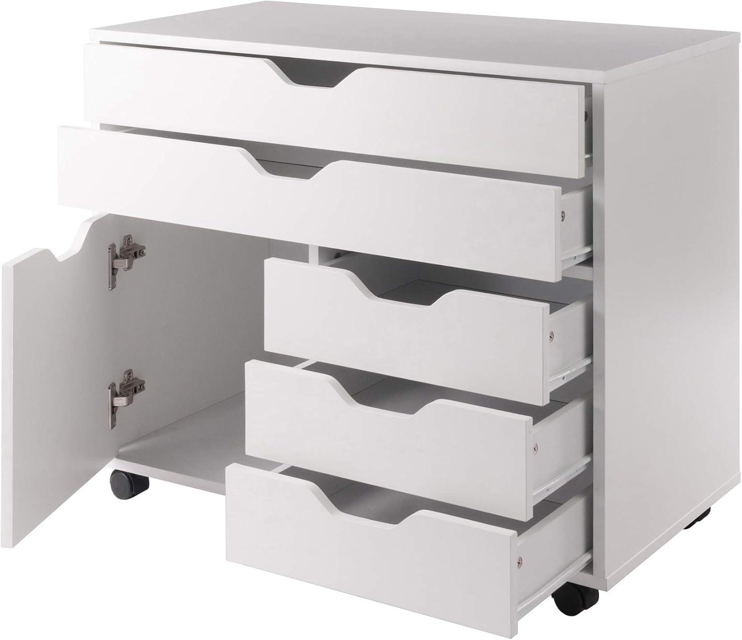 Halifax 3 Section Mobile Storage Cabinet - Winsome