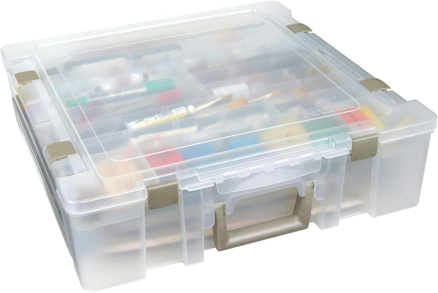 ArtBin Super Satchel Deluxe-17.25"X16.75"X5" Translucent