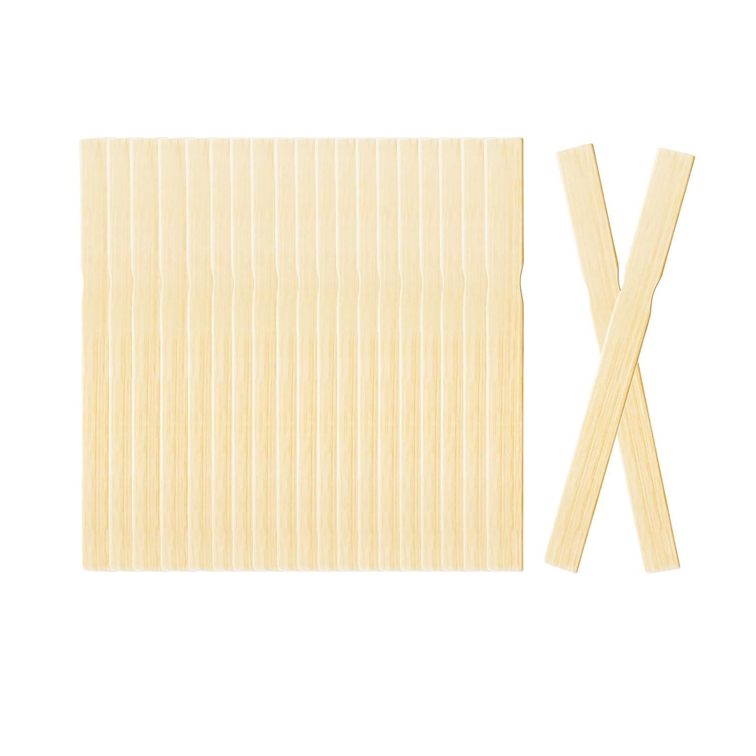 OULII Paint Mixing Stick Birch Wood For Construction 25Pcs 9.04X0.98X0.04in