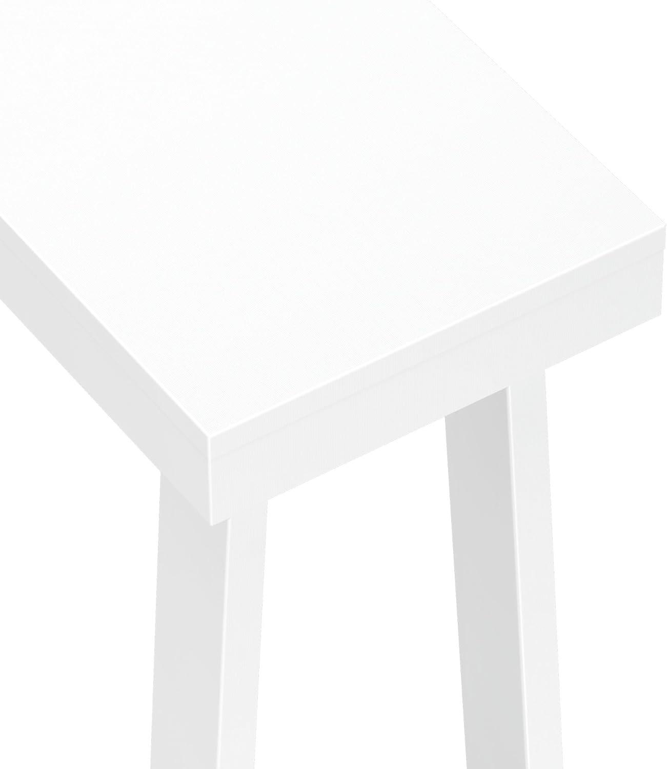 Plank+Beam 36” Solid Wood Console Table, Classic Farmhouse Style Sofa Table, Narrow Entryway Table for Hallway, White