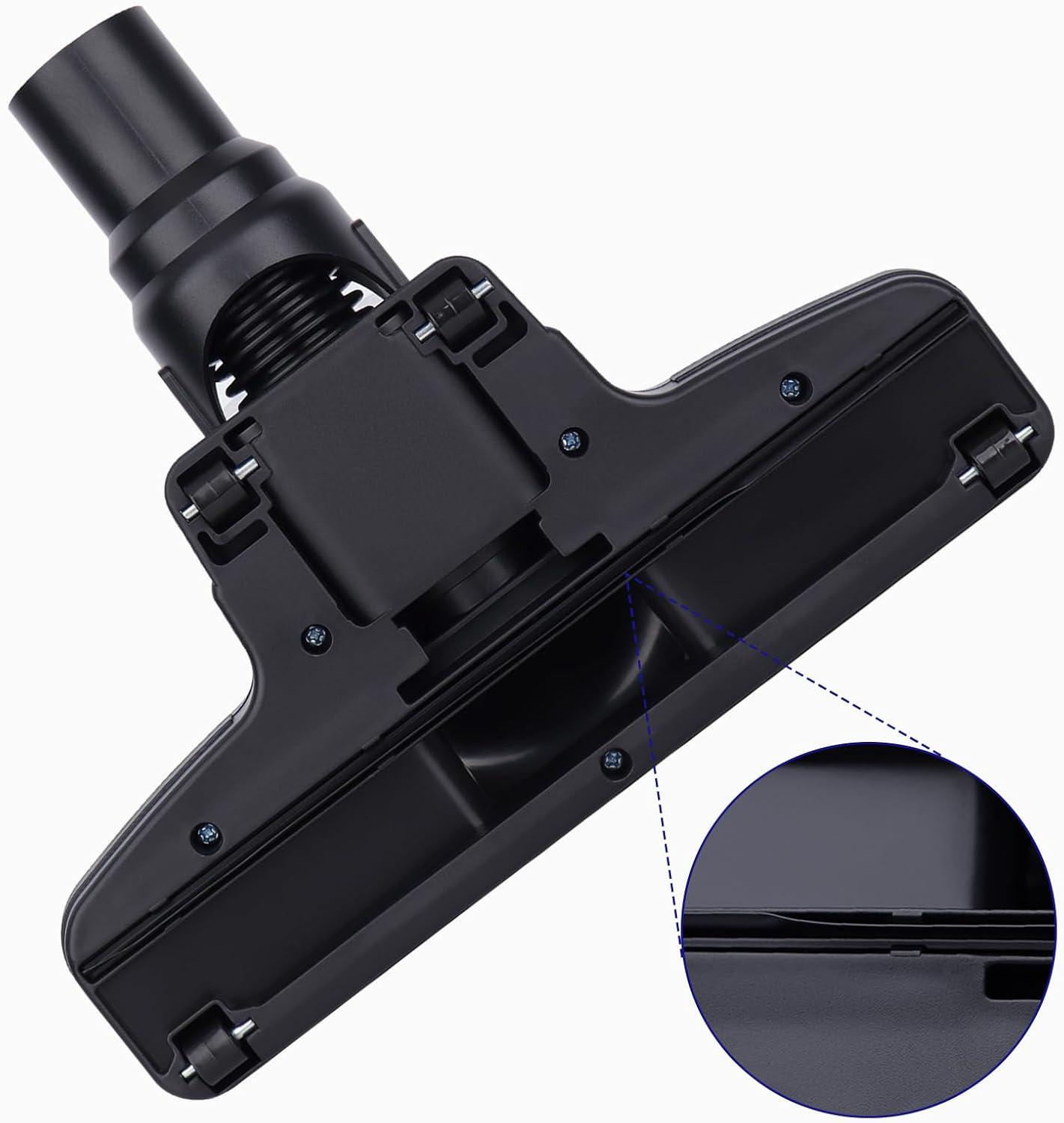 1.25'' Vacuum Turbo Brush Head for Small Shop Vac Accessories- Pet Hair Removal Vacuum Attachment - Work on Low Carpet, Wood Floor, Tile Floor