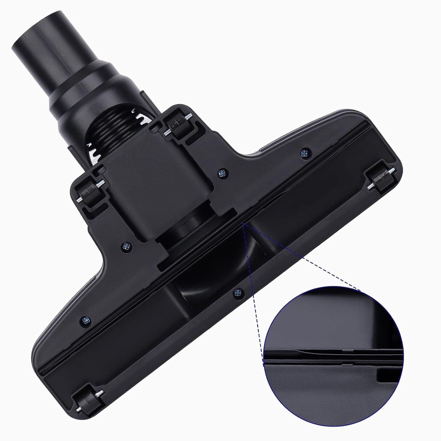 1.25'' Vacuum Turbo Brush Head for Small Shop Vac Accessories- Pet Hair Removal Vacuum Attachment - Work on Low Carpet, Wood Floor, Tile Floor