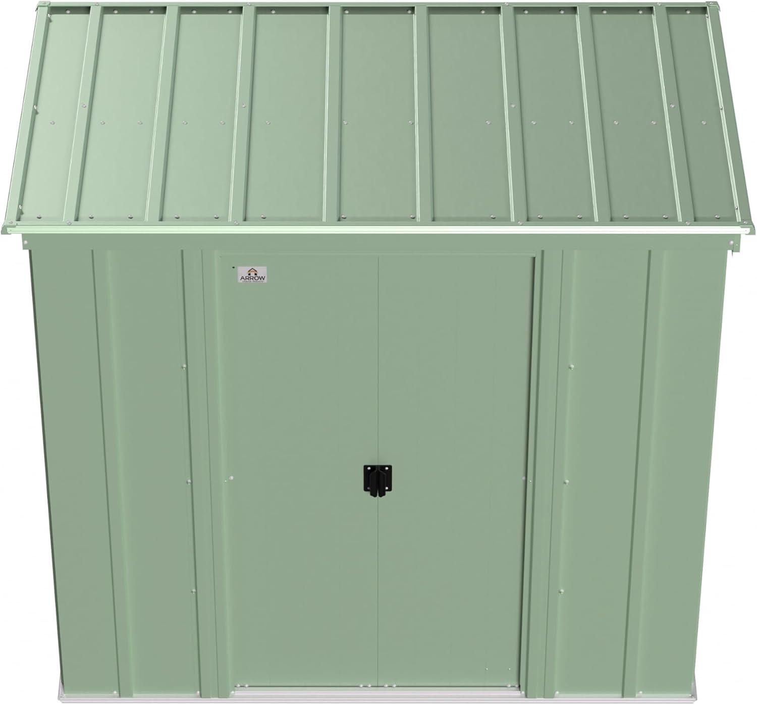 Arrow Arrow 6 ft. W x 4 ft. D Metal Tool Shed