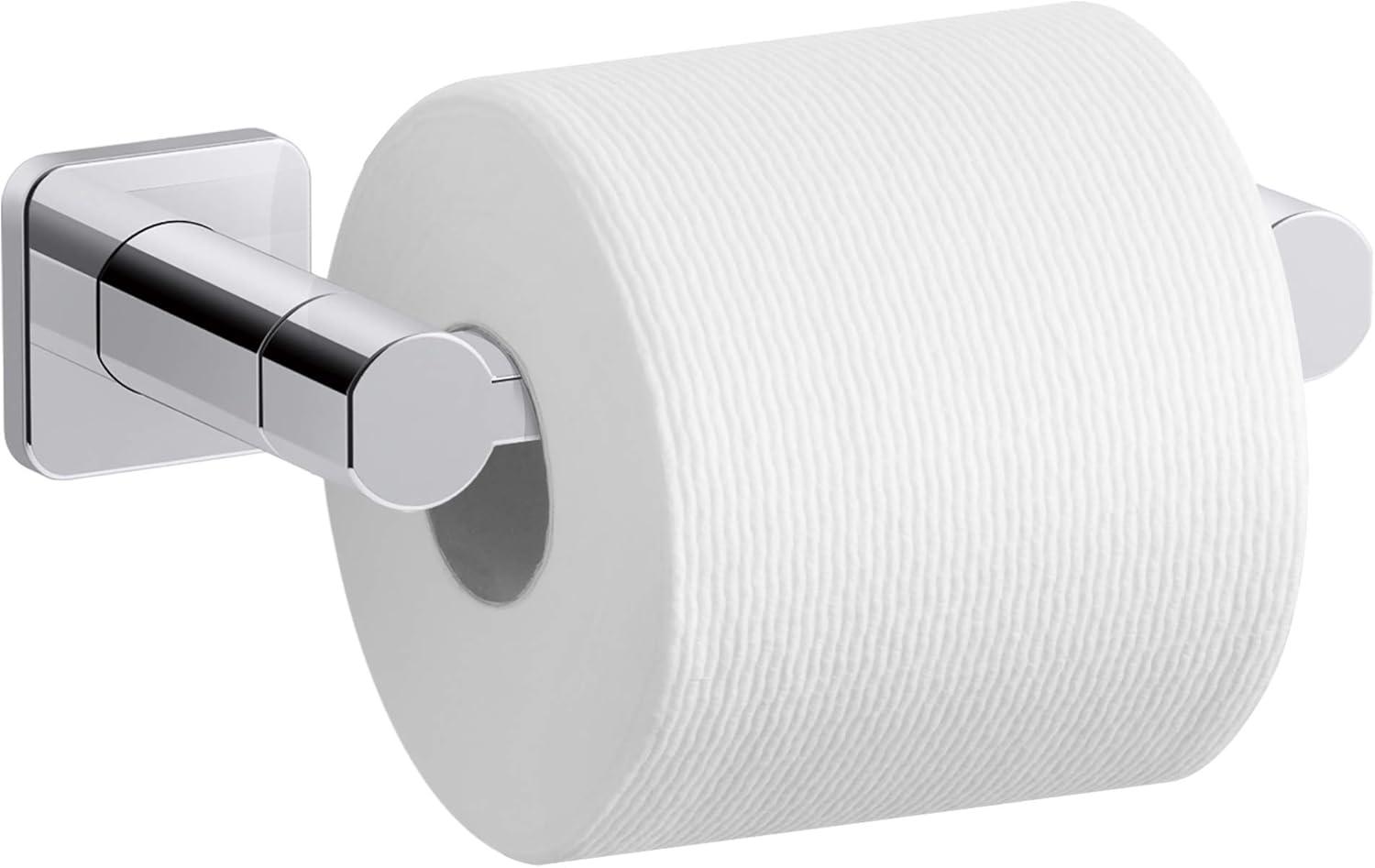 Parallel™ Pivoting Toilet Paper Holder, Wall-Mount Bathroom Toilet Paper Holder