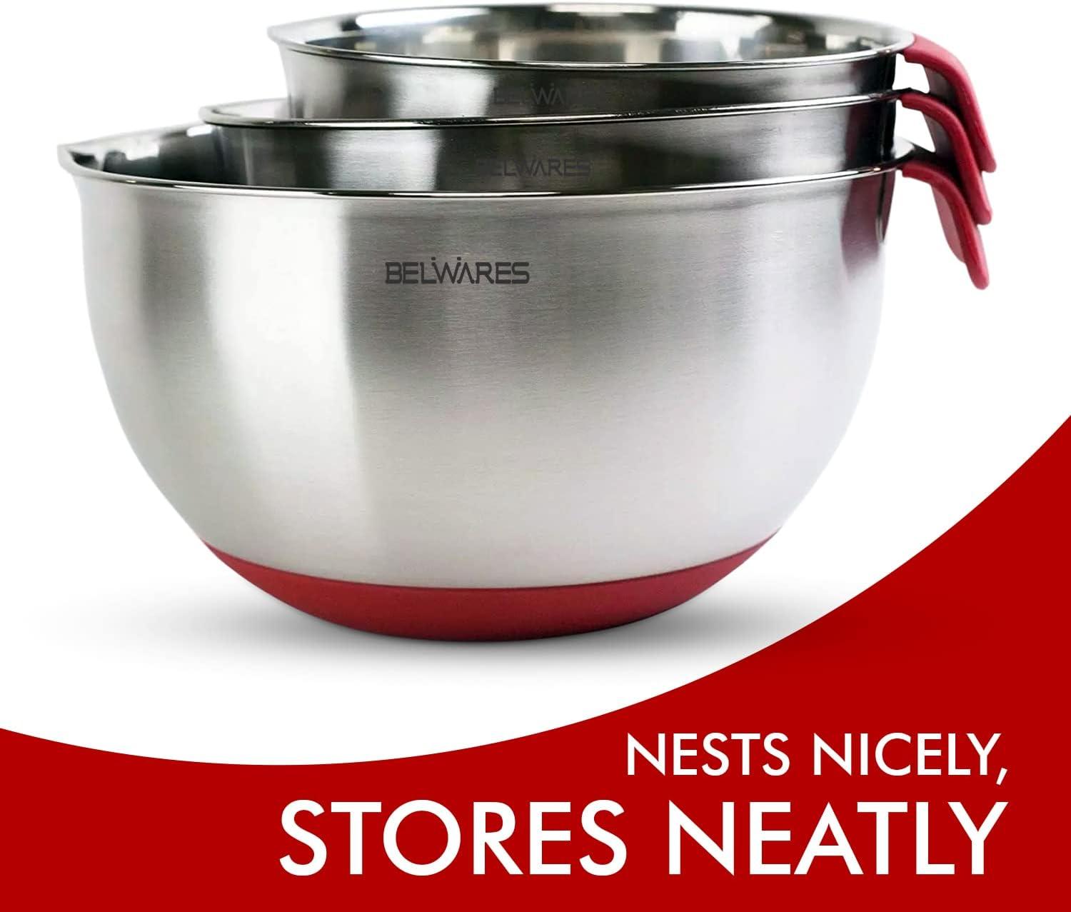 Stainless Steel Nested Mixing Bowl Set