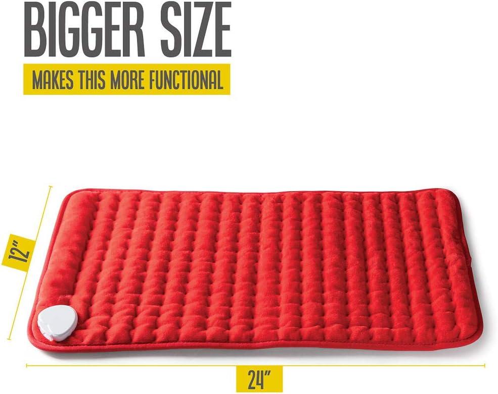 Heating pad Electric Heating pad Best Heating pad for Back Pain and Cramps Relief 2 Hour auto Off Measures Moist Heating pad Many Adjustable Setting