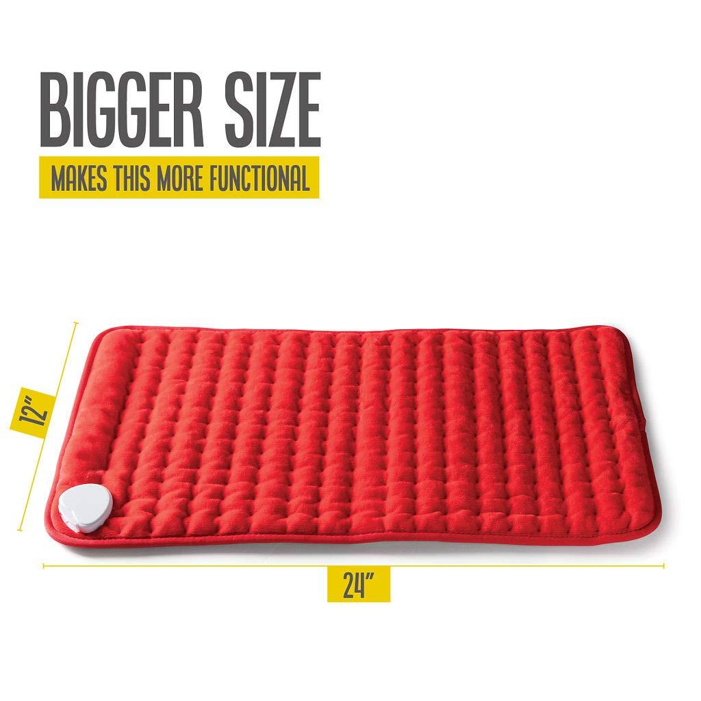 Heating pad Electric Heating pad Best Heating pad for Back Pain and Cramps Relief 2 Hour auto Off Measures Moist Heating pad Many Adjustable Setting