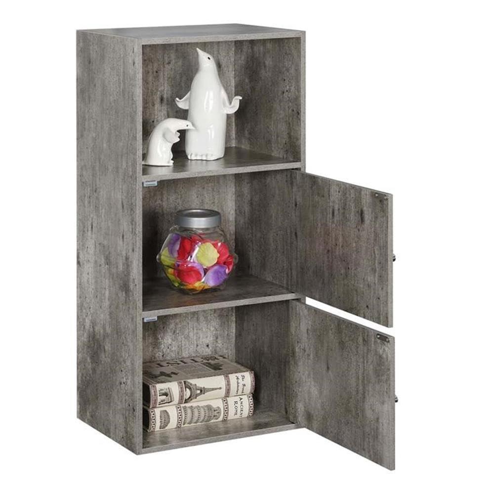 Convenience Concepts Xtra Storage 2 Door Cabinet with Shelf, Faux Birch