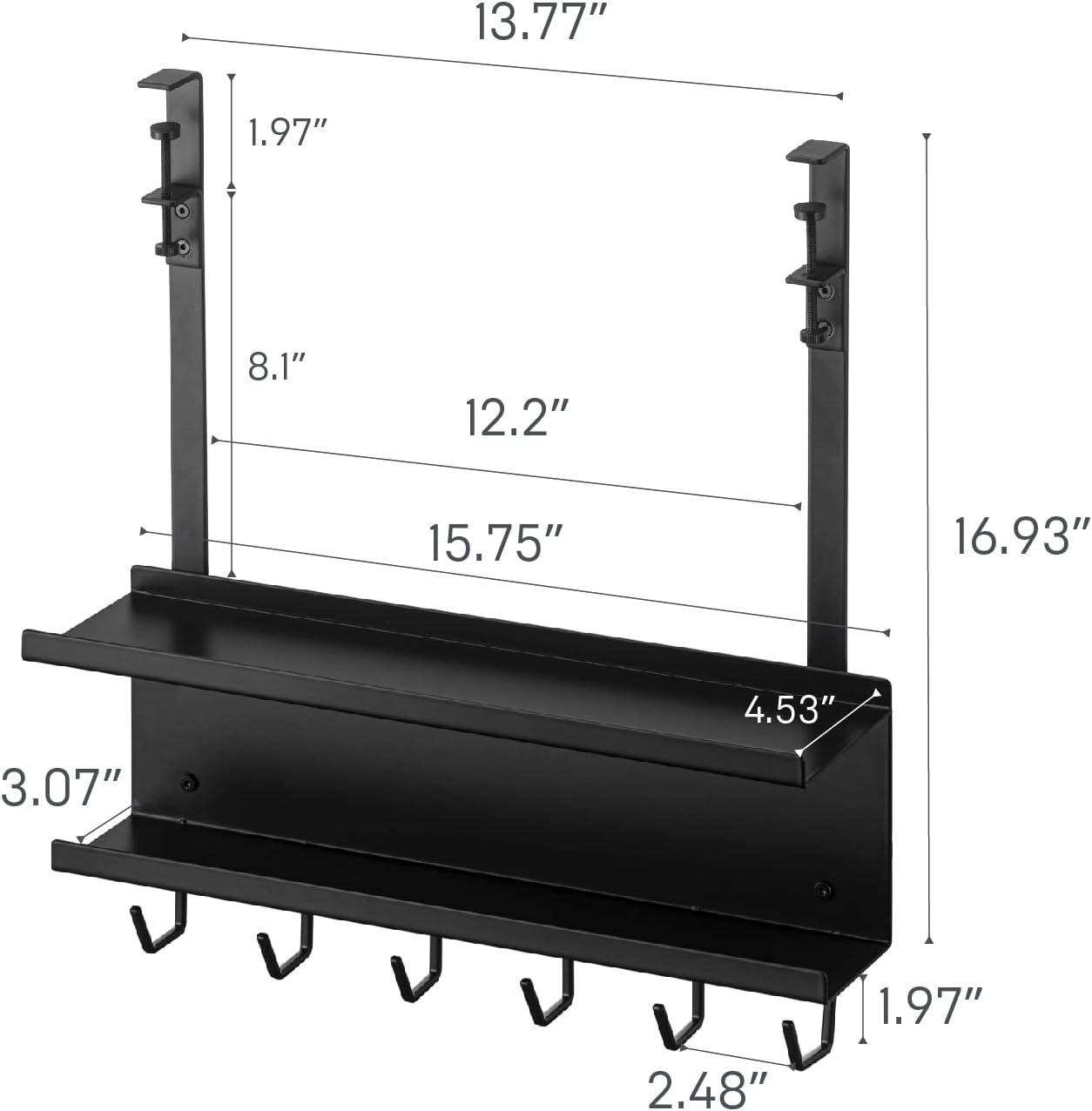 Yamazaki Home Under-Desk Cable & Router Storage Rack, Steel