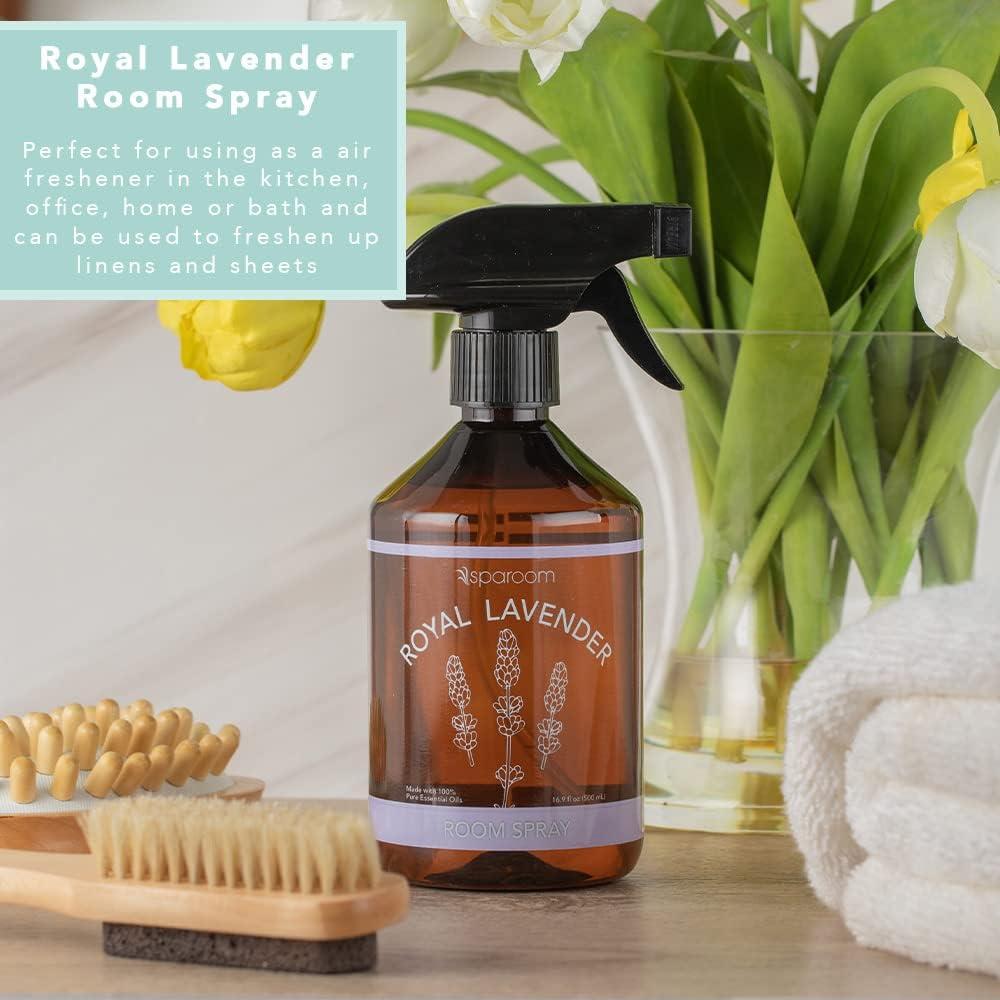 Sparoom Royal Lavender Room Therapy Essential Oil Room Spray 500 ml / 16.90 oz.