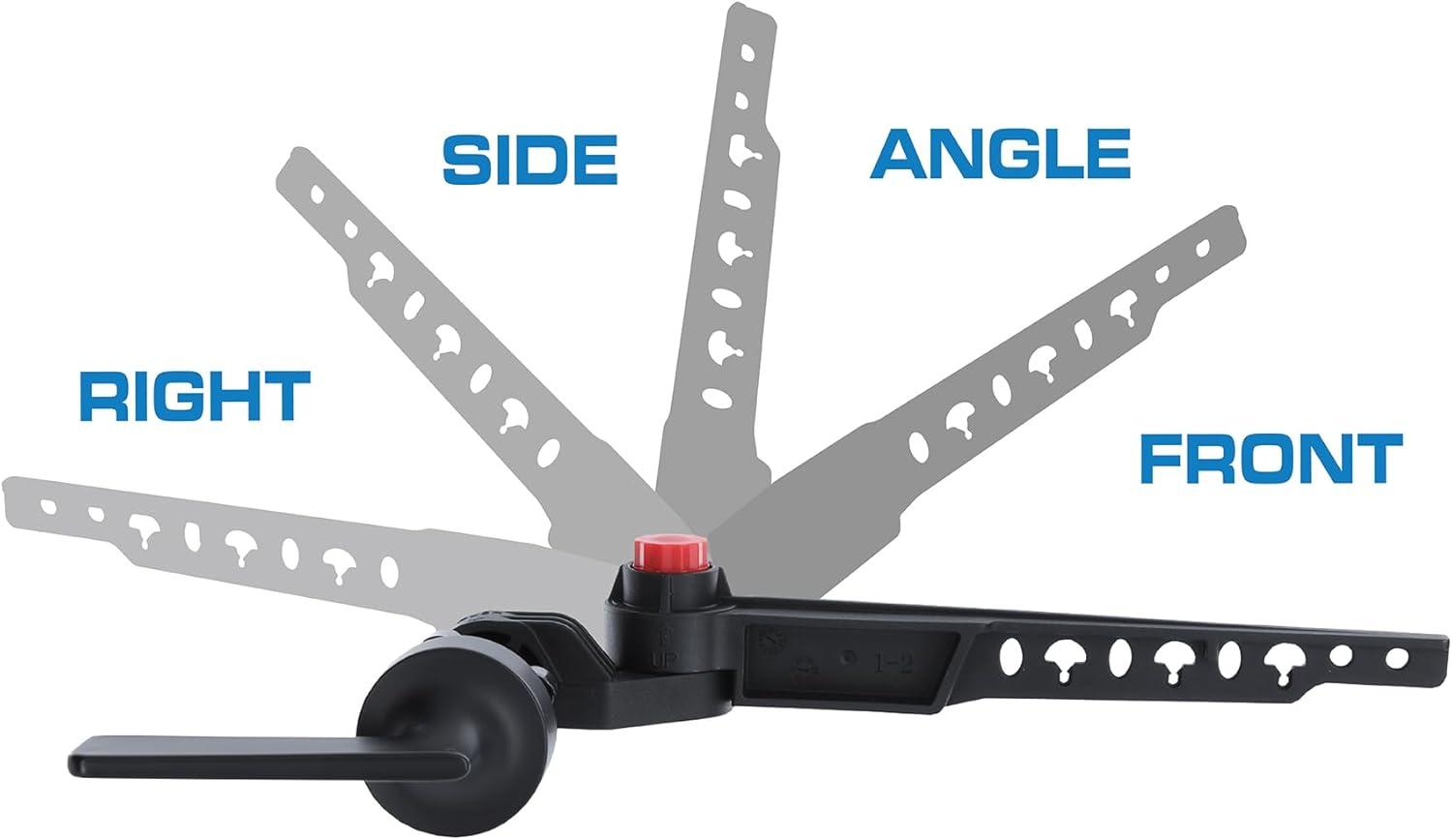 Danco Universal Blade Tank Lever Replacement Handle with Front/Side/Angle/Side/Vertical Mount in Matte Black (12052)