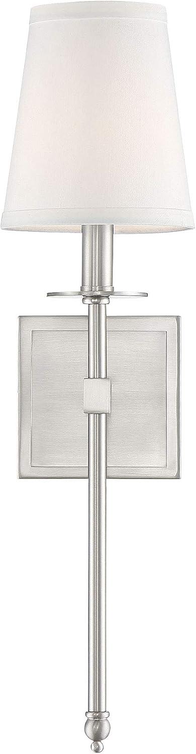 Savoy House Monroe 1 - Light Wall Light in  Satin Nickel