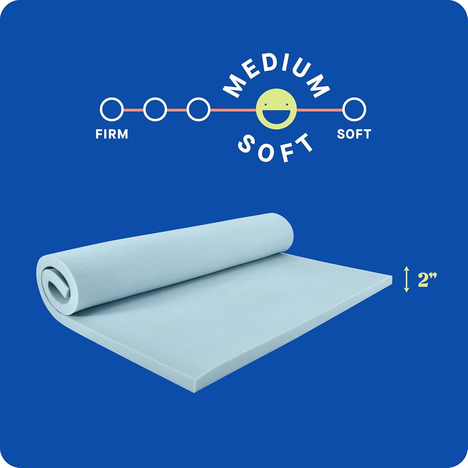 Sealy Sealy Dreamlife 2” Medium Gel Memory Foam Mattress Topper
