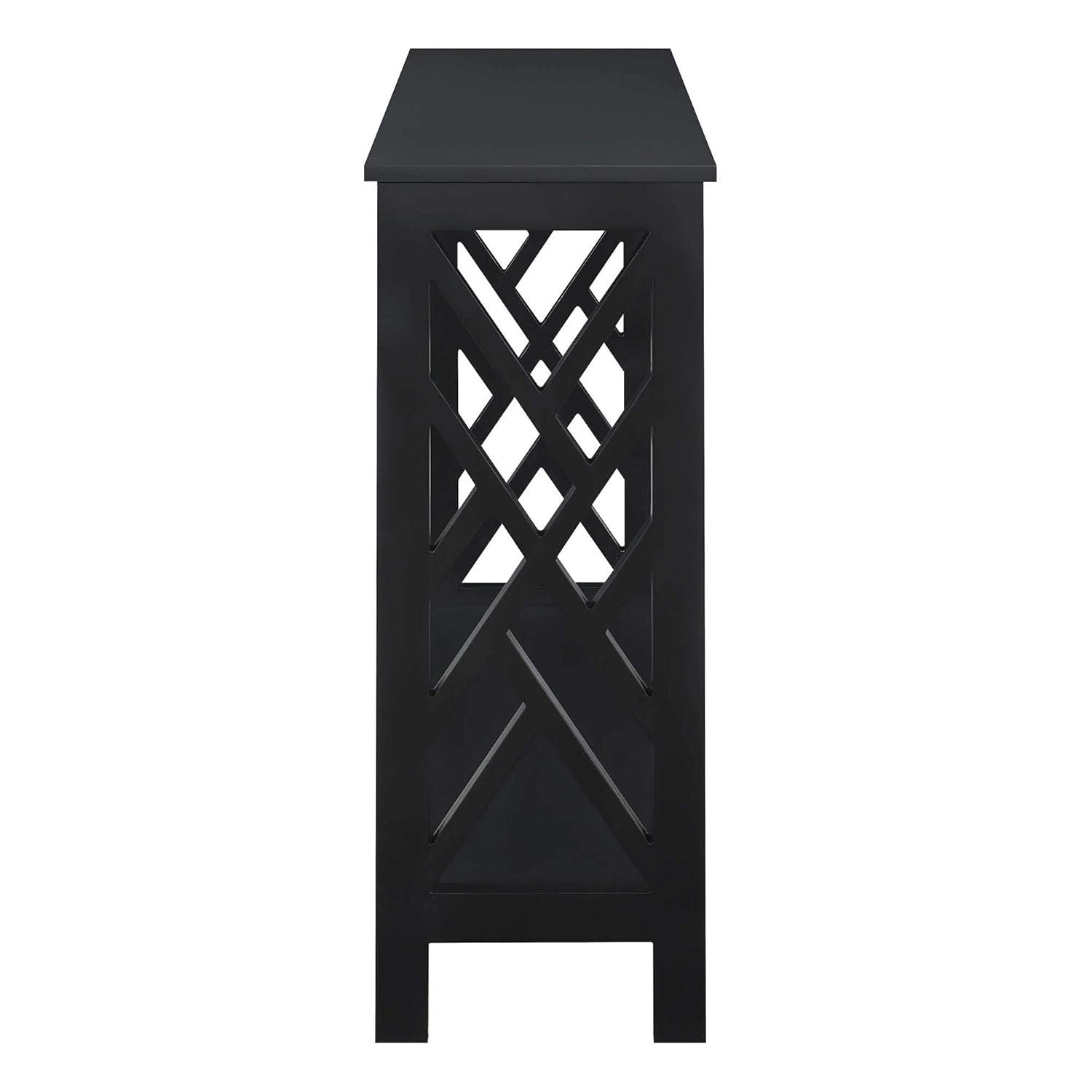 Convenience Concepts Titan Console Table with Shelf, Multiple Finishes