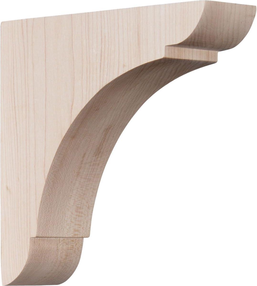 Ekena Millwork Olympic 6'' H x 1.75'' W x 6'' D Solid Wood Standard Bracket