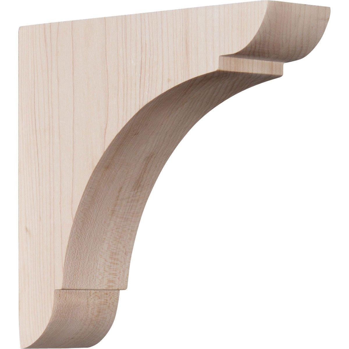 Ekena Millwork Olympic 6'' H x 1.75'' W x 6'' D Solid Wood Standard Bracket