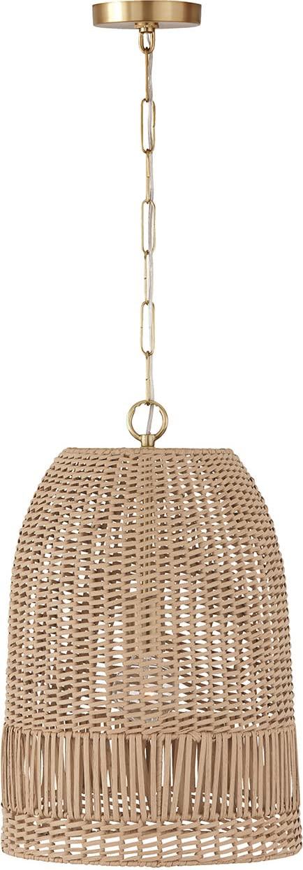 Capital Lighting Naomi 1 - Light Pendant in  Matte Brass