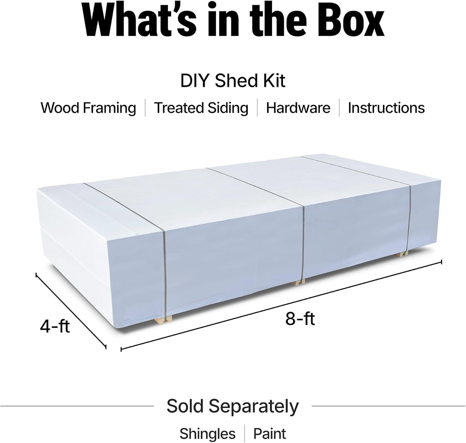 Handy Home Hudson Wood Storage Shed