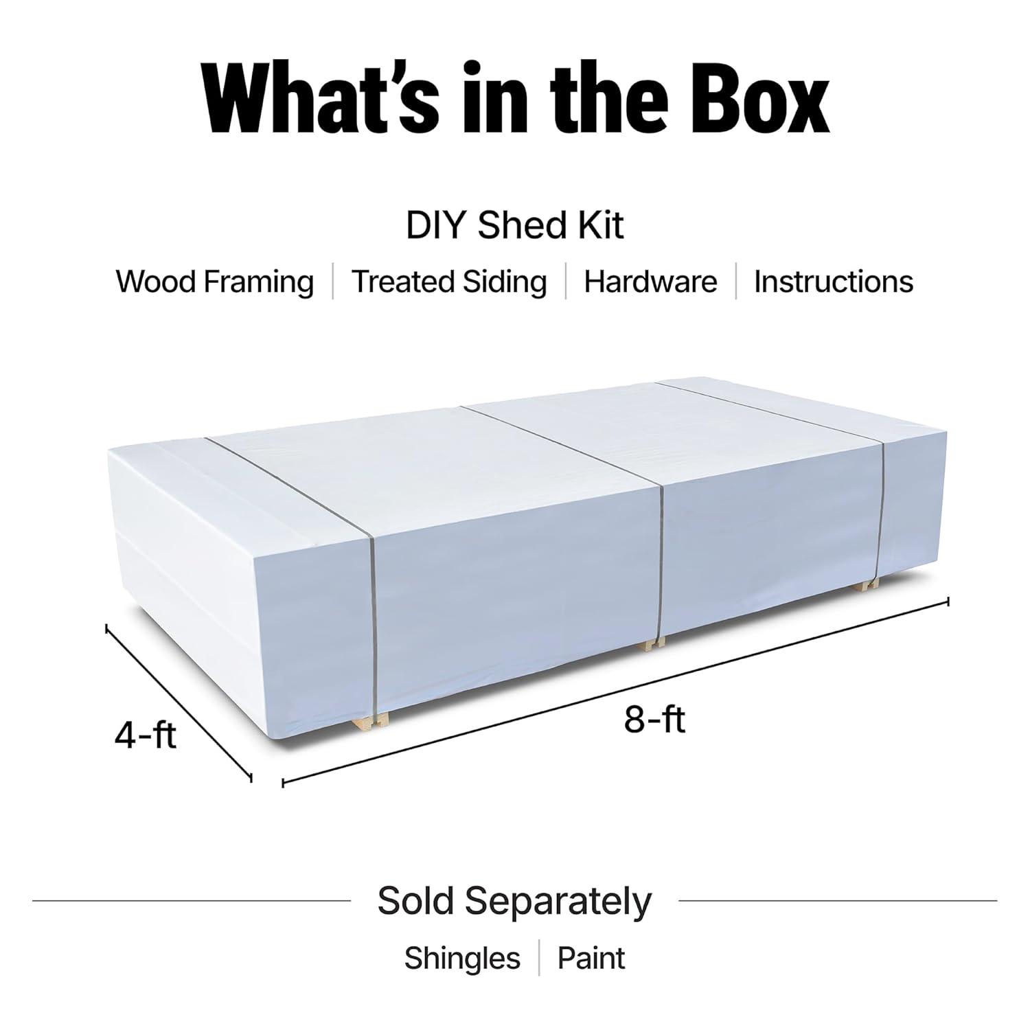 Handy Home Hudson Wood Storage Shed