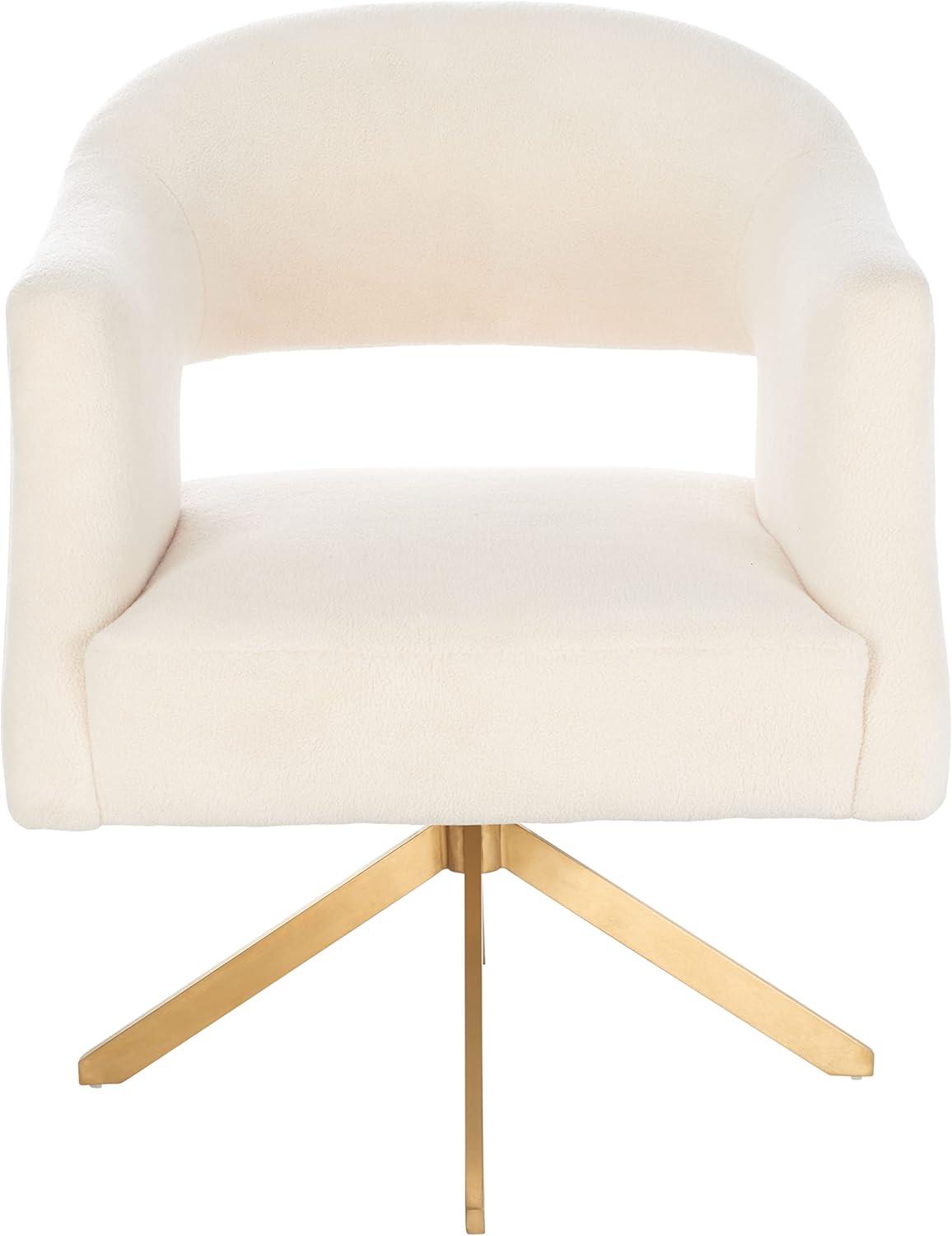 Quartz Swivel Accent Chair  - Safavieh