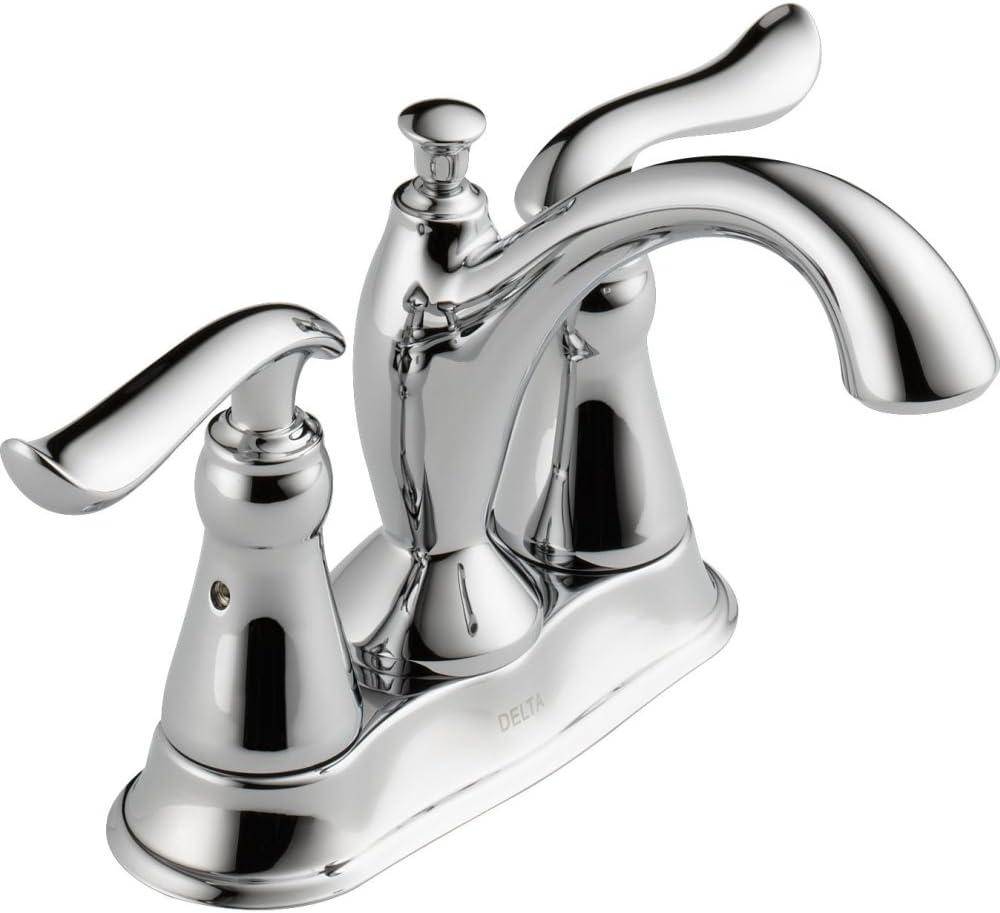 Linden Centerset Bathroom Faucet with Drain Assembly, 2-handle Bathroom Sink Faucet