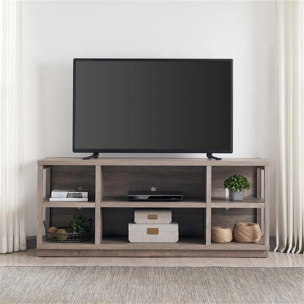 Henn&Hart 58" Gray Oak TV Stand