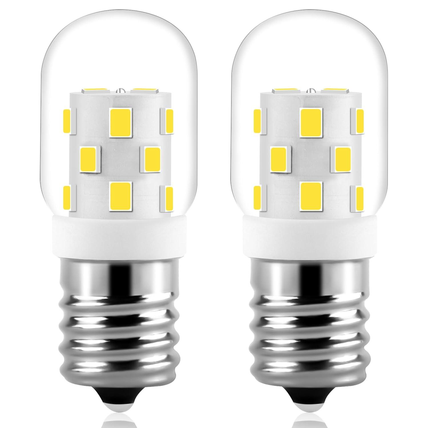 AMI PARTS 8206232A Bulb 40w 125v Microwave Oven Light Replacement Part for Whirlpool Kenmore Maytag Microwave (2pc)