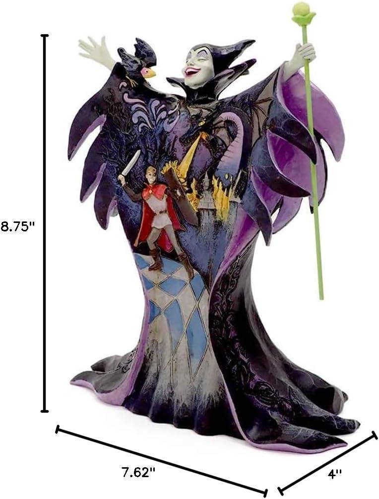 Maleficent with Prince Battle Scene Resin Figurine