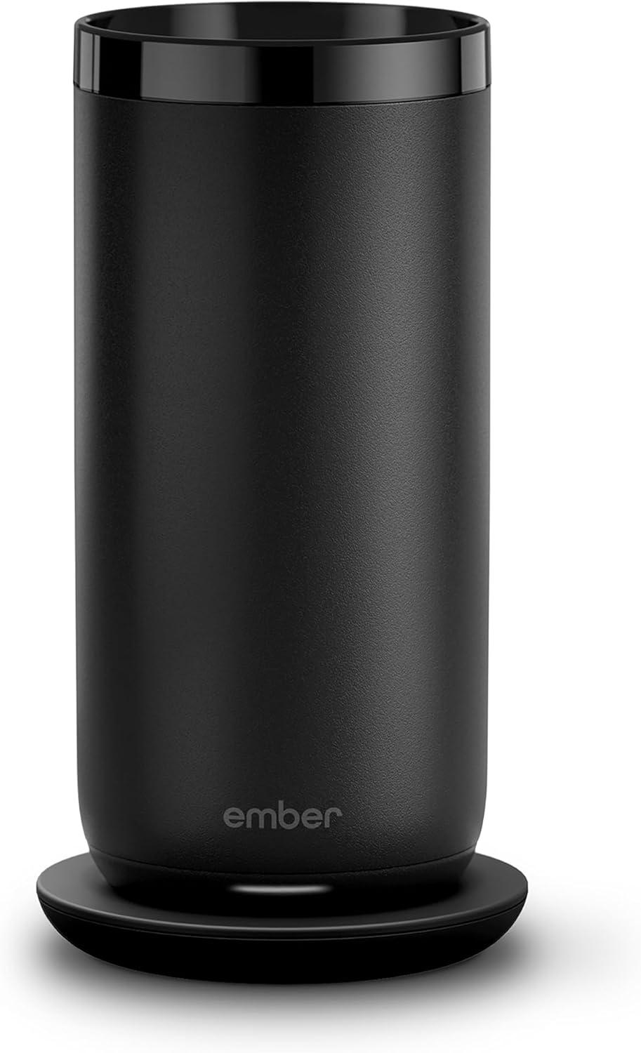 Ember 16oz Temperature Control Smart Tumbler Mug Slate Black: Stainless Steel, Hand Wash, Hot Beverages