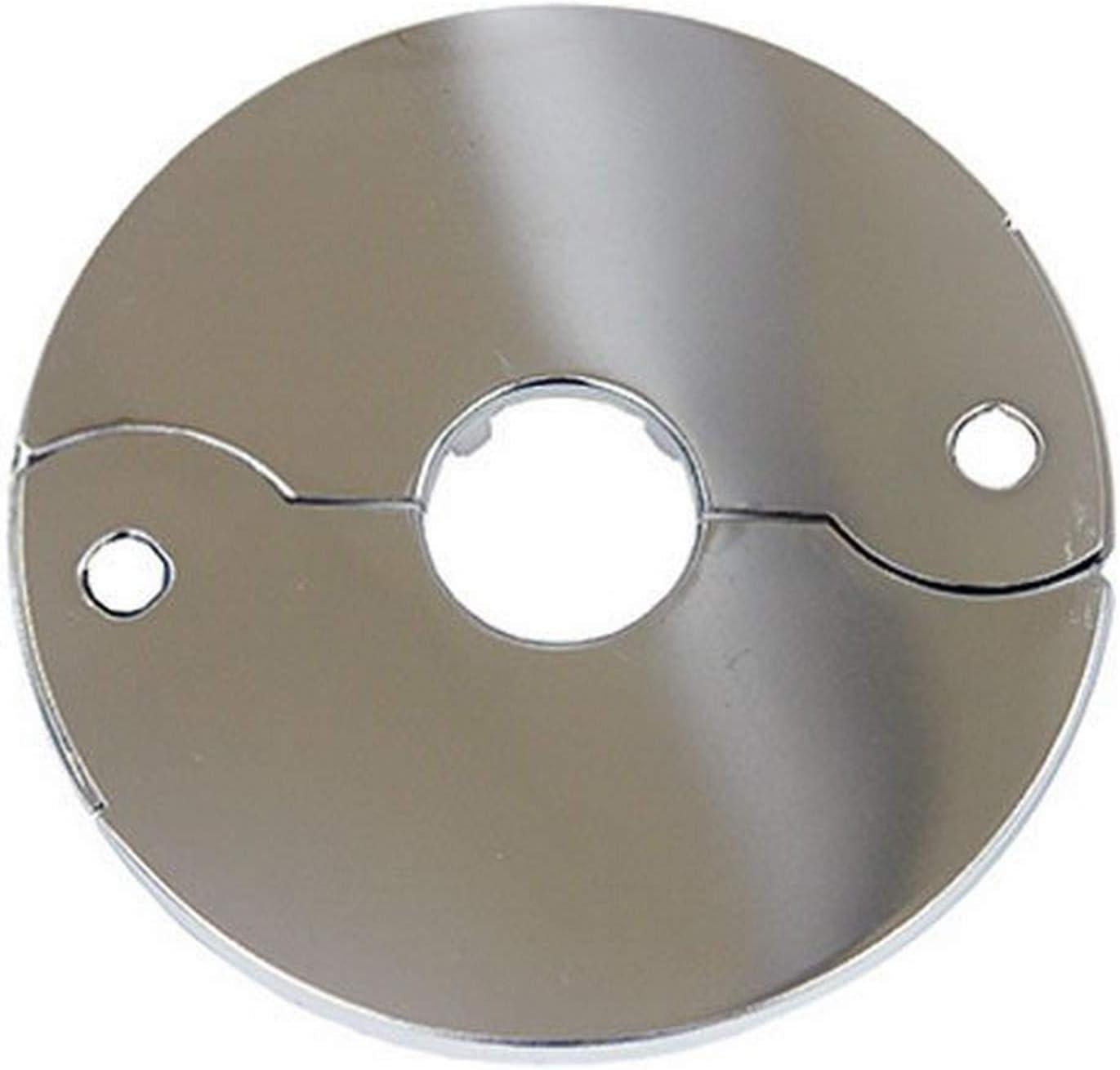 LASCO 03-1551 Chrome Plated Floor and Ceiling Split Flange Fits 3/8-Inch Iron Pipe Or 1/2-Inch Inside Diameter Copper