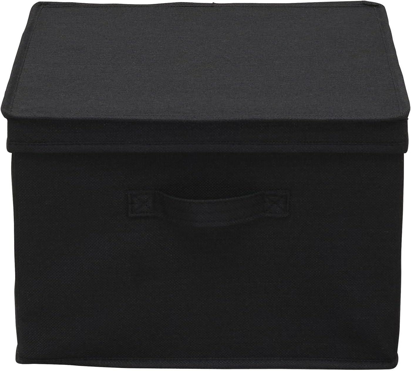 Household Essentials Household Essentials Wide Storage Box Fabric Bin (Set of 2)