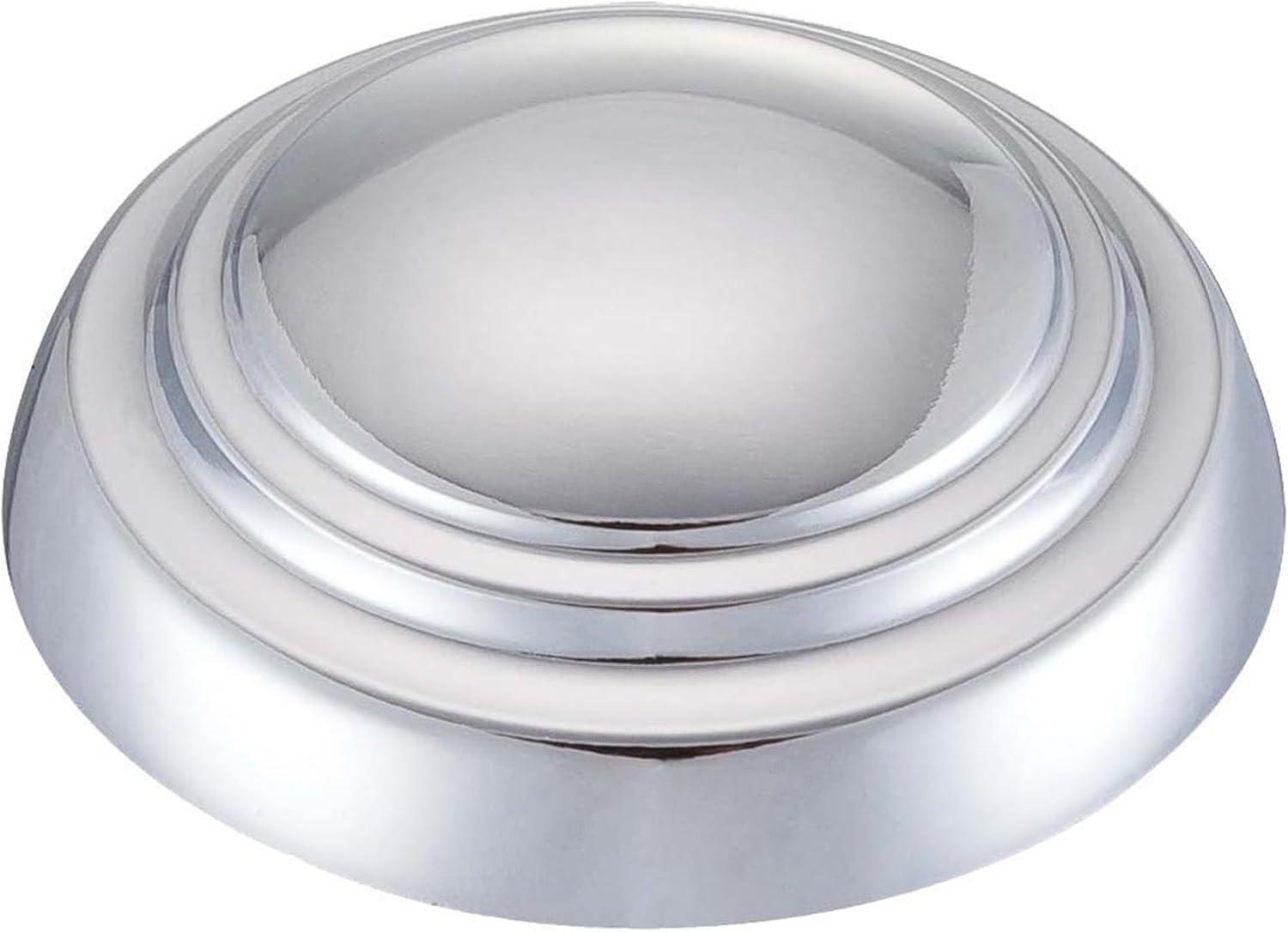 Elegant Chrome Mini Chandelier with Crystal Accents, 3-Light