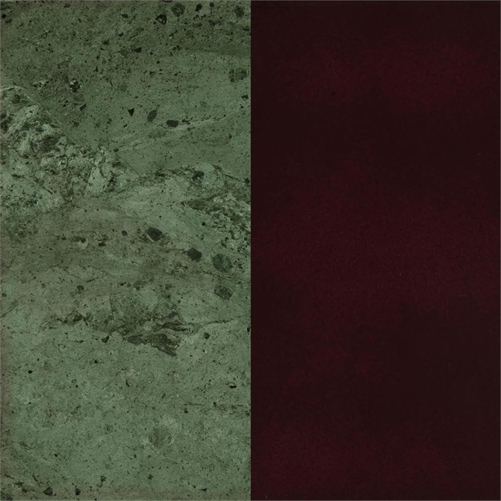 Monarch Specialties Edie Round Marble Top Accent Table Merlot