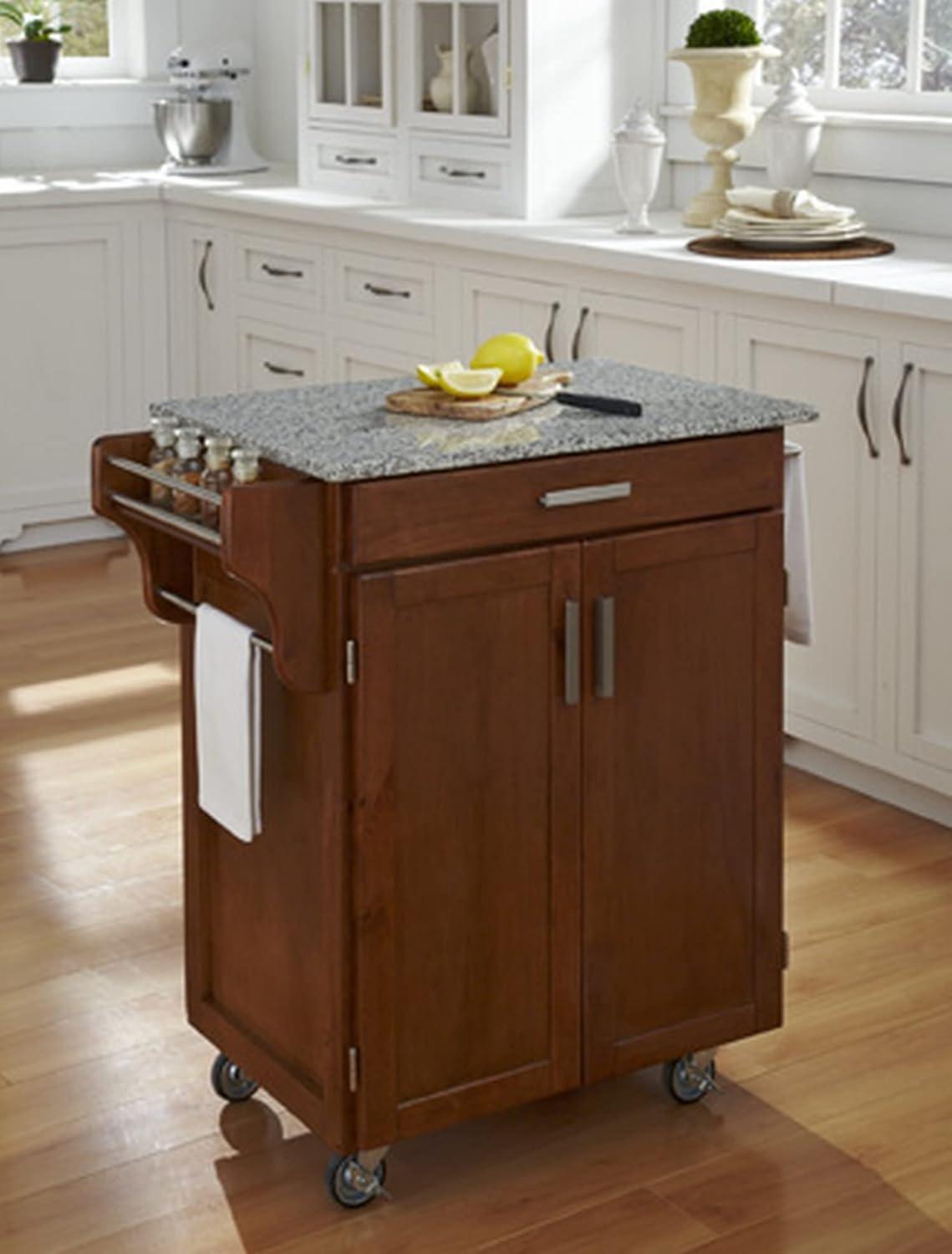 Cuisine Kitchen Cart Black Base - Home Styles