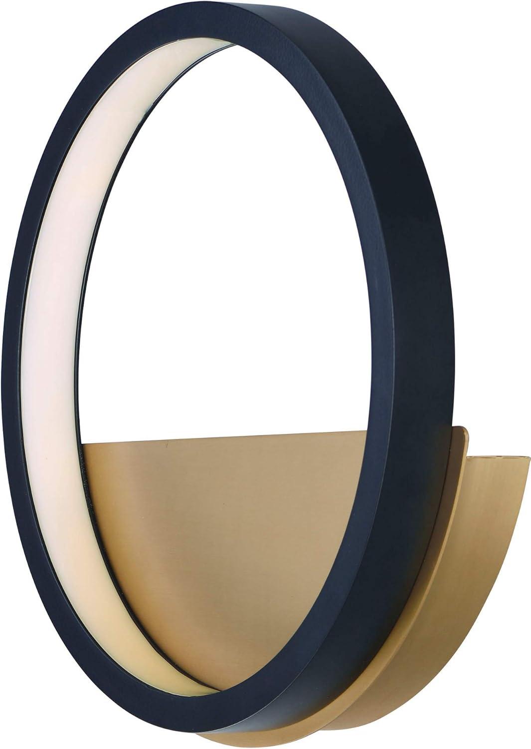 -11W 1 Led Wall Sconce-11.75 Inches Wide By 11.75 Inches High Et2 Lighting E24320-Bkgld