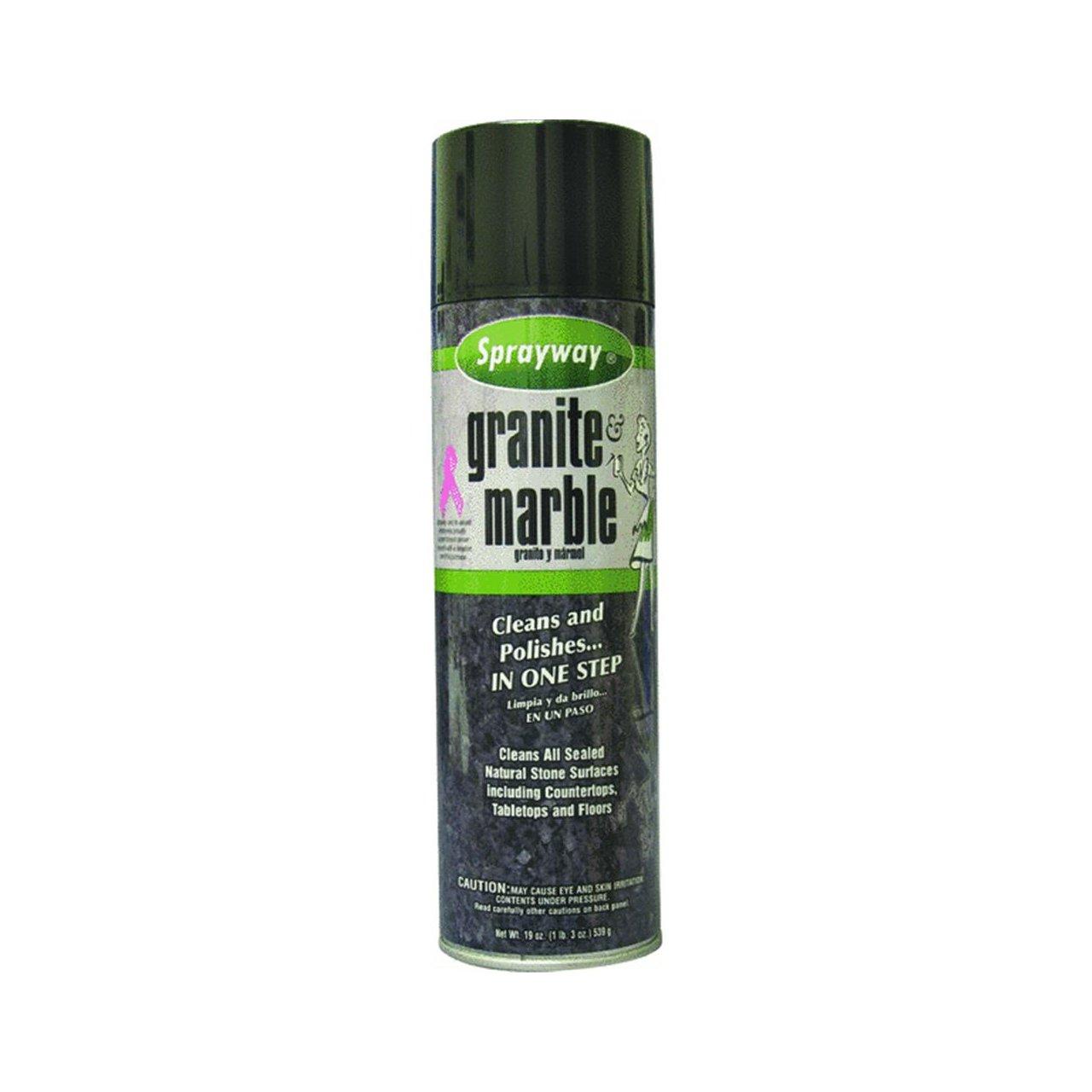 Sprayway Granite & Marble Cleaner Spray, 19 Oz