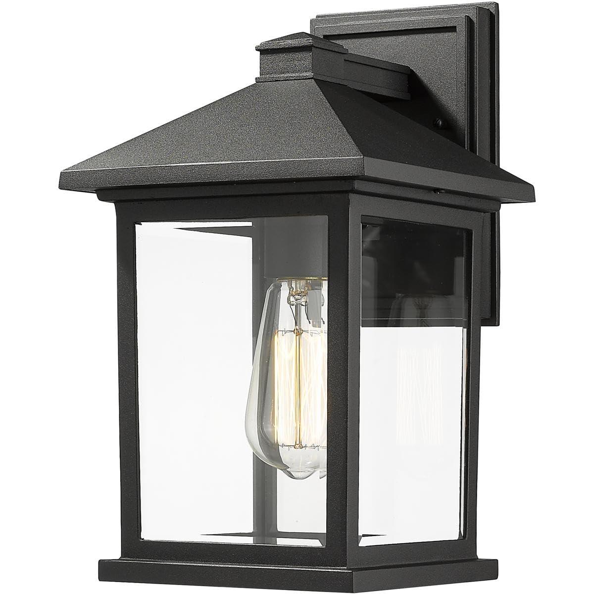 Z-Lite 531M-BK 1 Outdoor Wall Light, Black