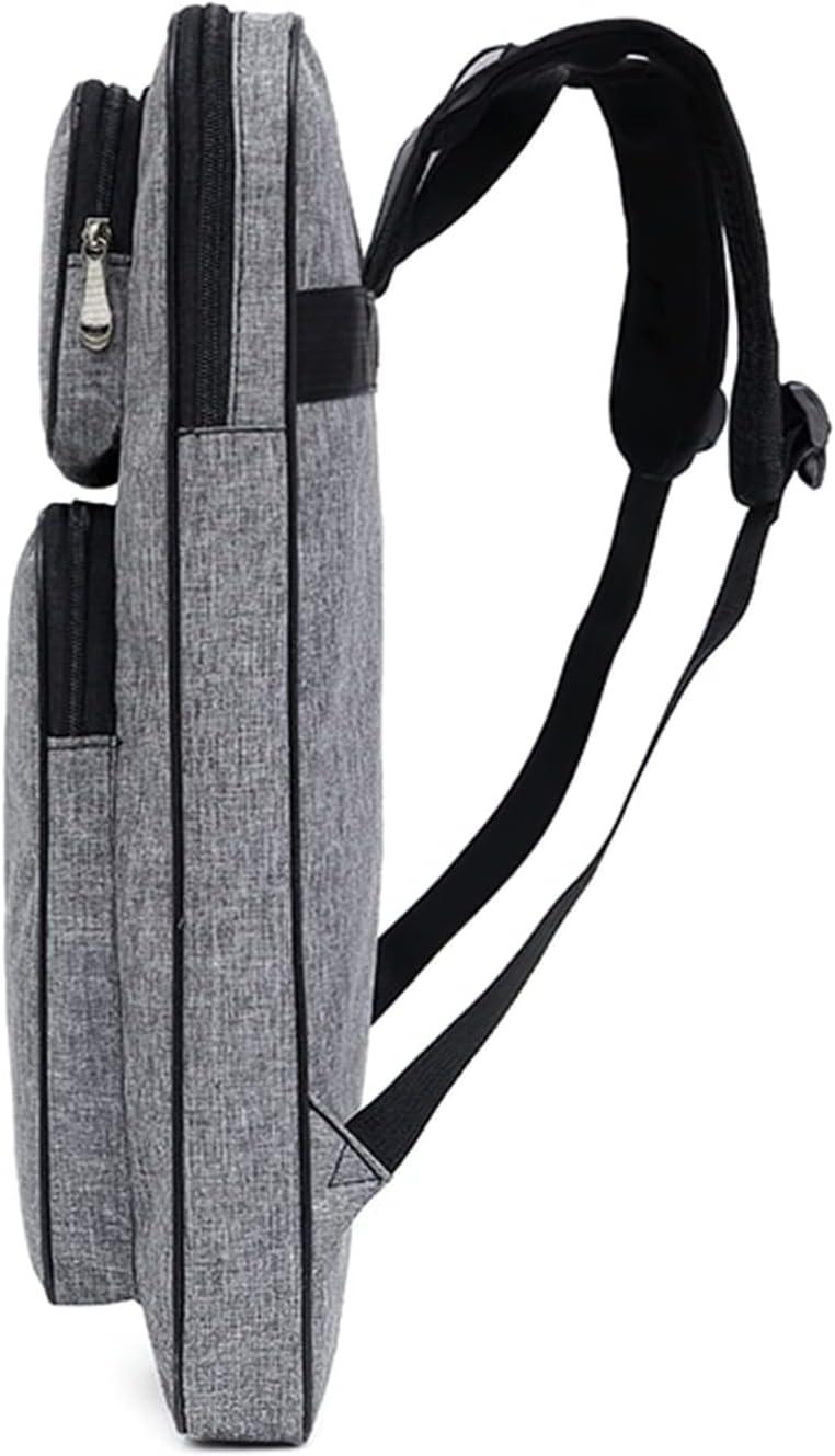 8K Artist Portfolio Carry Backpack Case Versatile Art Bags Waterproof Adjustable Drawing Board Backpack Art Storage Bags for Artworks Painting Drawing Sketching 19.7” x 14.6” x 2.4” (Gray)