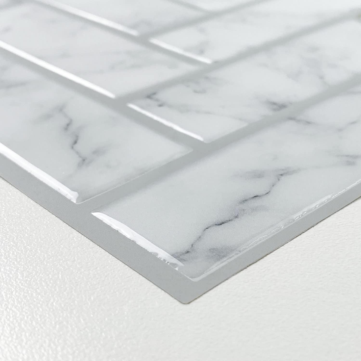 10.5'' W x 10.5'' L Polyvinyl Chloride (PVC) Peel and Stick Mosaic Tile