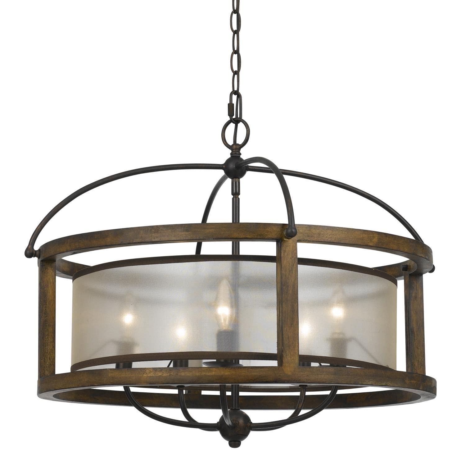 Cal Lighting, 60W X 5 Round Chandelier