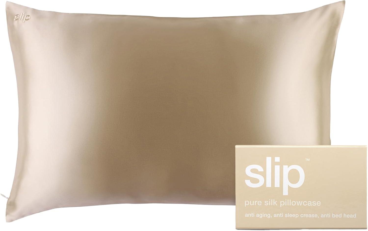 Slip Pure Silk Pillowcase Bedding, Caramel, Queen