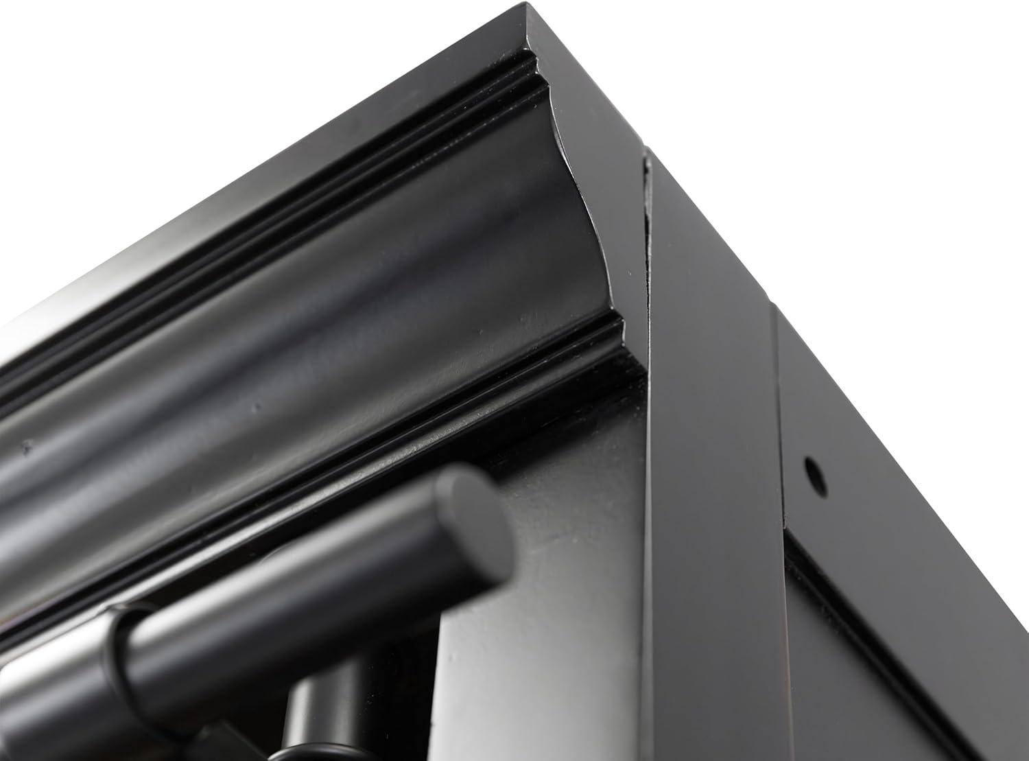 Birch Lane™ Lizzy 8' Tall Wood Bookcase with Fireplace Insert, Storage Organizer, Fully Assembled