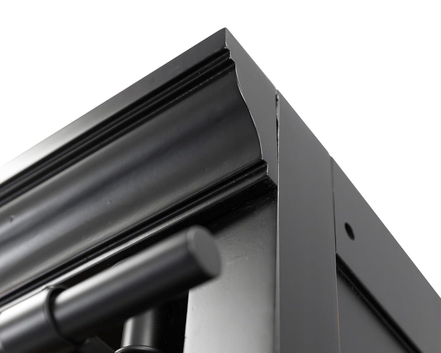 Birch Lane™ Lizzy 8' Tall Wood Bookcase with Fireplace Insert, Storage Organizer, Fully Assembled