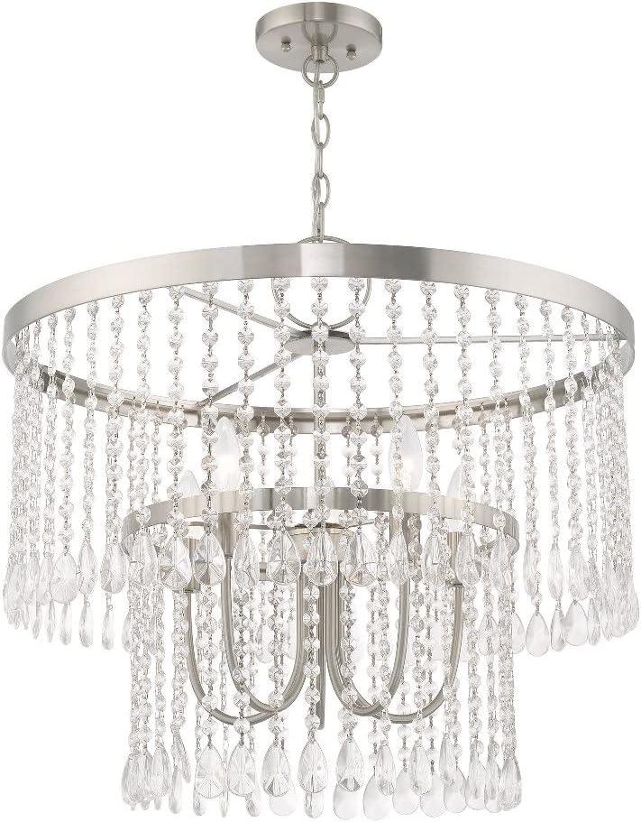 Livex Lighting Elizabeth 5 - Light Chandelier in  Brushed Nickel